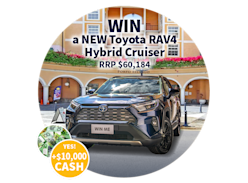 Win a Toyota RAV4 Hybrid Cruiser AWD