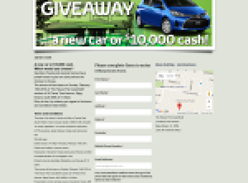 Win a Toyota Yarris or $10,000 cash!