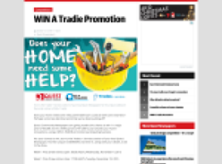 Win a Tradie Promotion