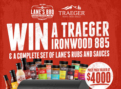 Win a Traeger Ironwood 885 BBQ