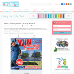 Win a trampoline valued at $800! - Baby Hints & Tips