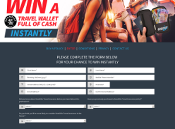 Win a Travel Wallet full of cash instantly