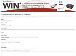 Win a Trend Micro Home Network Security with 24-month subscription + a $500 'Harvey Norman' gift card!