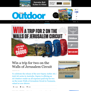 Win a trip for 2 on the 'Walls of Jerusalem' circuit!