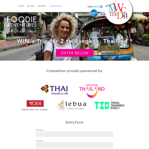 Win a Trip for 2 to Bangkok, Thailand