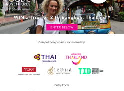Win a Trip for 2 to Bangkok, Thailand