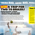 Win a trip for 2 to Brazil!