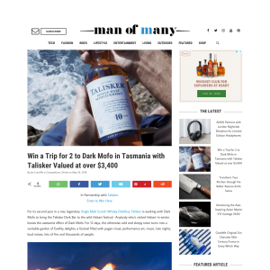 Win a Trip for 2 to Dark Mofo in Tasmania with Talisker