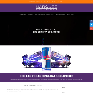 Win a trip for 2 to EDC or Ultra Singapore! (Purchase Required)