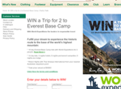 Win a trip for 2 to Everest base camp!