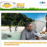 Win a trip for 2 to Fiji!