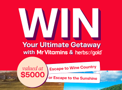 Win a Trip for 2 to Hunter Valley, NSW or Noosa, QLD