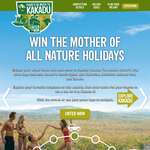 Win a trip for 2 to Kakadu!