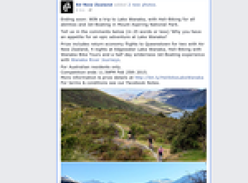 Win a trip for 2 to Lake Wanaka in New Zealand!