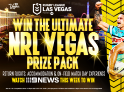 Win a Trip for 2 to Las Vegas with Tour and Accommodation and Watch an NRL Game