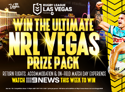 Win a Trip for 2 to Las Vegas with Tour and Accommodation and Watch an NRL Game