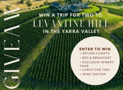 Win a Trip for 2 to Levantine Hill in the Yarra Valley