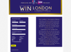 Win a trip for 2 to London!