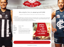 Win a trip for 2 to Los Angeles + $5,000 spending money!