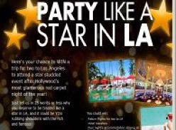 Win a trip for 2 to Los Angeles to attend a star studded event after Hollywood's most glamorous red carpet night of the year!