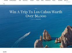 Win a Trip for 2 to Los Cabos, Mexico