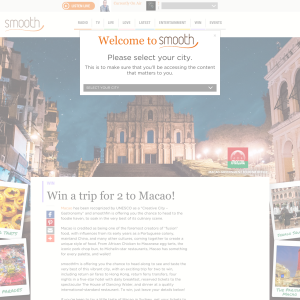 Win a trip for 2 to Macao
