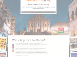 Win a trip for 2 to Macao