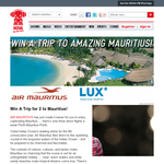 Win a trip for 2 to Mauritius!