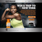 Win a trip for 2 to New York + 500 Gatorade packs to be won!