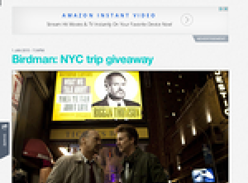 Win a trip for 2 to New York!