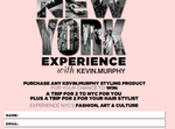 Win a trip for 2 to New York!