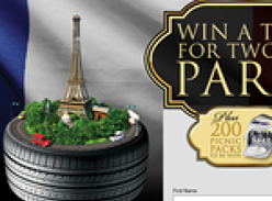 Win a trip for 2 to Paris + 1 of 200 picnic packs!