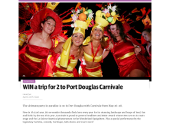 Win a trip for 2 to Port Douglas Carnivale! (VIC Residents ONLY - Requires Codeword)
