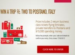 Win a trip for 2 to Positano, Italy!