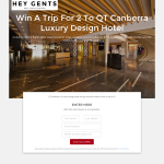 Win a trip for 2 to QT Canberra Luxury Design Hotel!