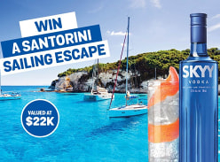 Win a Trip for 2 to Santorini