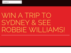 Win A Trip for 2 to See Robbie Williams Live in Sydney