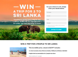 Win a Trip for 2 to Sri Lanka