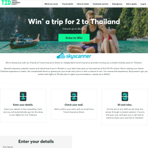 Win a trip for 2 to Thailand