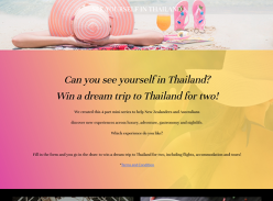 Win a Trip for 2 to Thailand