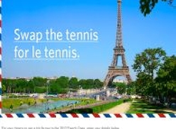 Win a trip for 2 to the 2013 French Open!