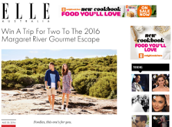 Win a trip for 2 to the 2016 Margaret River Gourmet Escape!