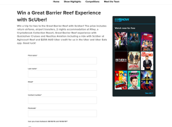 Win a trip for 2 to the Great Barrier Reef with ScUber!