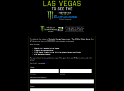 Win a Trip for 2 to The Las Vegas Supercross Finals + $1000 Spending Money