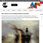 Win a trip for 2 to the National Gallery of Australia!