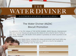 Win a trip for 2 to Turkey or 1 of 100 double passes to see 'The Water Diviner'!