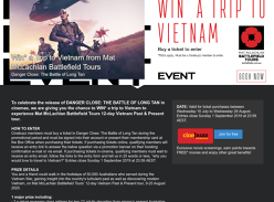 Win a Trip for 2 to Vietnam