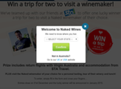 Win a trip for 2 to visit a winemaker!