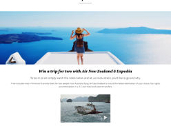Win a trip for 2 with Air New Zealand & Expedia!