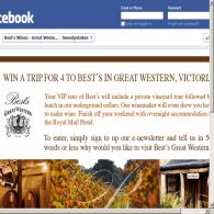 Win a trip for 4 to Best's in Great Western, Victoria! - Best's Wines